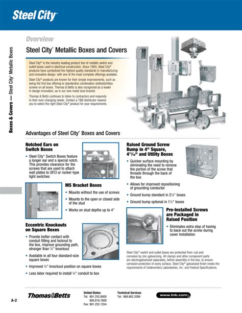 metal pop in box thomas betts|Overview Steel City Metallic Boxes & Covers Metallic Boxes .